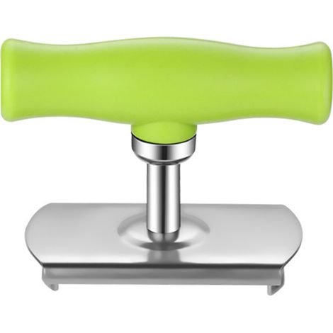 1 Ouvre-bocal, acier inoxydable, manche plastique, diamètre 2,5-10 cm, cuisine, personnes âgées (1/5)