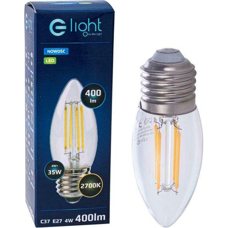 Bombilla LED tipo vela E27 5W (1/5)