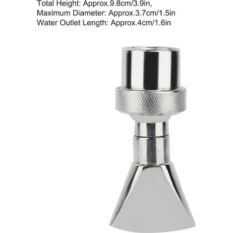 【Tuyère pour Fontaine】 + 【FNPT】 + 【DN20 6''】 + 【Acier Inoxydable】 + 【Type Vent】 + 【Jet Fan】 + 【Pond & Bassin】 + 【Hauteur 9.8cm】 (1/5)