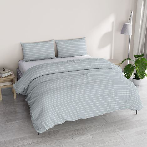 Parure Housse de Couette fabriquée en Italie, pour lit Double Eau (1/5)