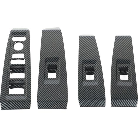 4Pcs Panneau Interrupteur Lève-Vitre Fibre de Carbone Robuste Protection Portière Renfort pour Honda Accord Version Basse (1/5)