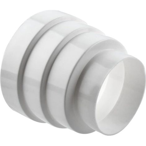 Réducteur Universel 80mm-120mm PP pour Systèmes de Ventilation Interface de Pipeline Réducteur RondTuyau de Canalisation Adaptateur Tuyau de Canalisation PVC Réducteur pour Tuyau d'Échappement (1/5)