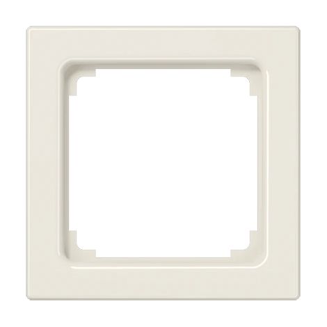 Jung Telaio intermedio 50 x 50 mm, termoplastico, bianco, montaggio verticale e orizzontale LS 961 Z