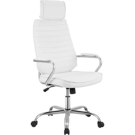 Bürostuhl Rako Kunstleder weiß