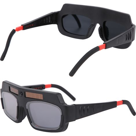Lunettes de protection à assombrissement automatique solaire pour soudage à l'arc argon