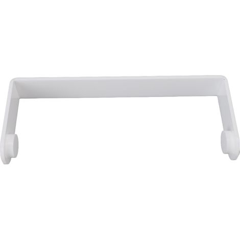 Soavoa Porte-Essuie-Tout Adhésif Sans Perçage pour Salle de Bain et Cuisine, Acrylique Transparent, Installation Facile, 1 Pièce (1/4)