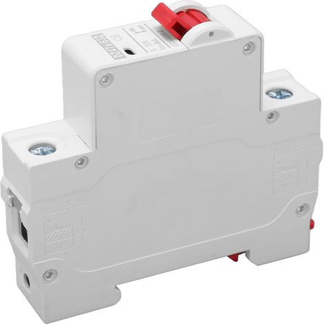 1P Mini-Leistungsschalter 6000A Schaltvermögen Sicher Pa66 Kleiner Gleichstrom-Leistungsschalter DC250V 6A (1/5)