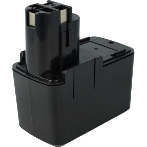 vhbw Batterie compatible avec Bosch PSR 9.6VES, PSR 9.6 VE, PSR 9.6VES-2 outil électrique (2000 mAh, NiMH, 9,6 V)