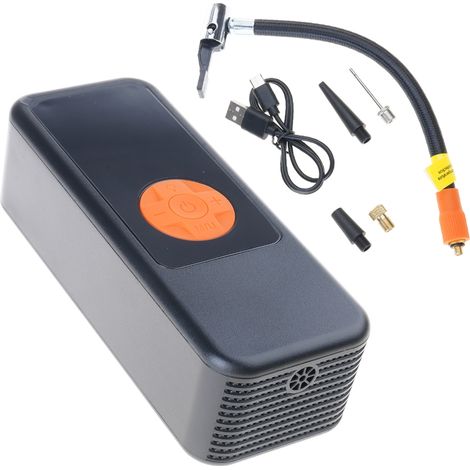 Compresseur d'air portable pour pneus, 72 W, avec télécommande, pour gonfler les pneus de vélo, de voiture ou de moto.-AquaForge (1/5)