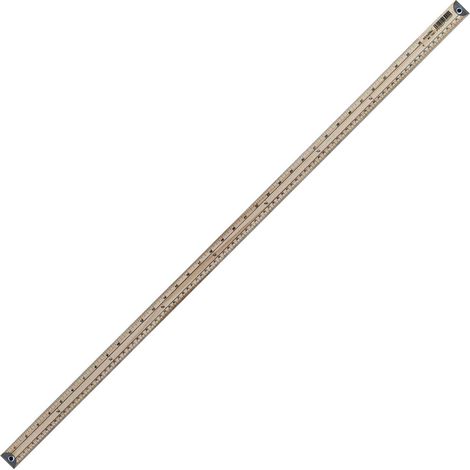 Meterstab-Nählineal aus Holz, metrisch, 100 cm, robust, gerade, Nähwerkzeug für Schule, Unterricht, Büro (1/5)