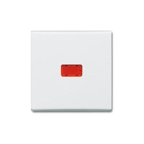 Busch Jaeger UPWG Allwetter Wippe Kontroll 2107-32 weiss mit roter Kalotte IP44 (1/5)