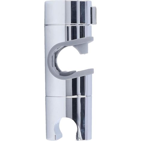 Support de pommeau de douche réglable générique, support de barre de douche rotatif à 360°, installation facile pour tuyau de 18 à 25 mm, design chromé élégant (1/5)