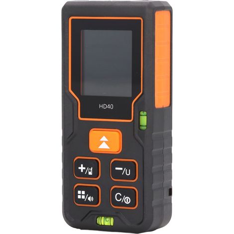 Télémètre laser 40 m avec affichage numérique, outil pour la construction et la décoration HD40