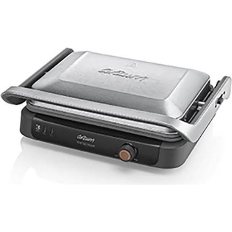 arzum AR2001 Machine à croque-monsieur voyant lumineux, fonction grill, revêtement anti-adhésif argent S112702 (1/5)