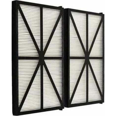 Lot de 2 Panneaux Filtres pour Robot Tiger Shark - RCX70101PAK2 - Noir