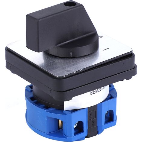 Commutateur universel BERM BEM28-25/1 C02, sélecteur rotatif à 2 positions, 690 V, 25 A (1/5)
