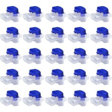 25pcs Connecteurs de Câbles pour Robot Tondeuse 25 Raccords Remplis de Gel pour Étendre ou Réparer Fil Electrique Bas Voltage Tondeuse Automatique (1/5)