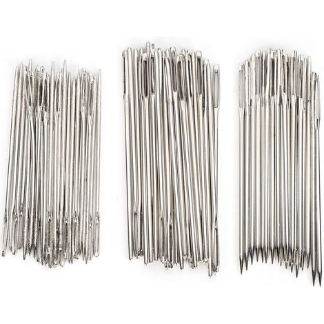 Sewing Needles Steel for Cloth Hand Stitching Repair Embroidery Tool Eye Knitting SuppliesYarn Needle (1/5)