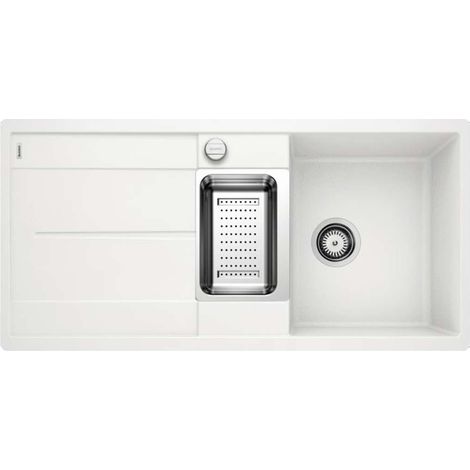Evier Blanco Metra 6S-F Silgranit - BLANC - Vidage : Automatique (1/4)