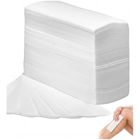 Bandes d'Épilation en Papier Non Tissé, 10 X 3,8 CM, Visage Corps Jambes
