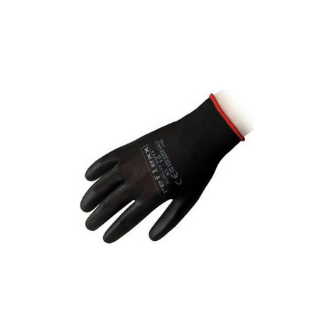 PAIO GUANTI SUPPORTATI IN POLIURETANO PU13 BLACK- Taglia XL- REFLE