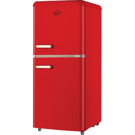 DCG Eltronic MF110RCDP Kühl- und Gefrierkombination Freistehend 110 l Rot