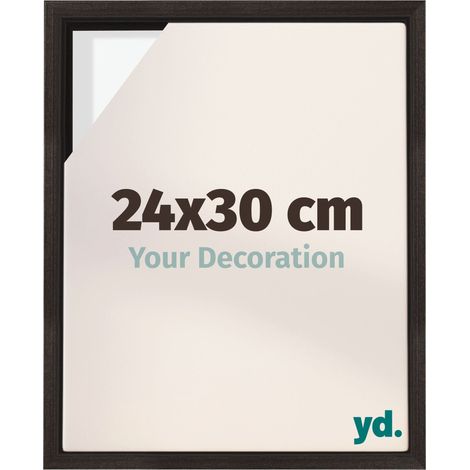 Your Decoration - Cadre flottant  - Chene Fonce - Cadre en caisse américaine pour toile sur chassis - MDF - Lyon (1/5)