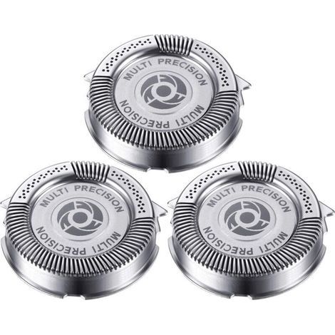 3 Pièces Têtes de Remplacement de Rasoir SH50/ 52 Compatibles avec Series 5000 (S5xxx), AquaTouch (S5xxx), AquaTouch (AT8xx, AT7xx) et PowerTouch (PT8xx, PT7xx), 9 Lames (3 Pièces) (1/5)