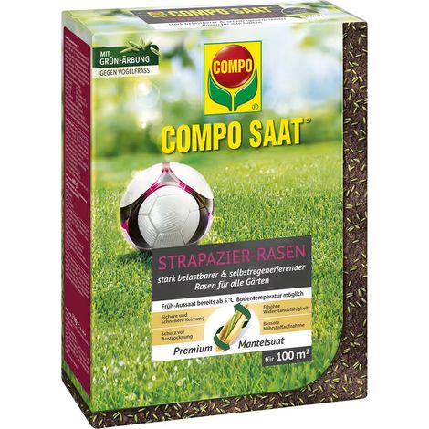 COMPO SAAT® Strapazier-Rasen für 100 m² - 2 kg (1/2)