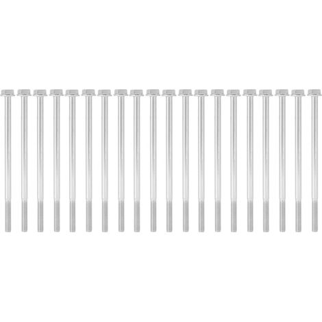 Konvolut von 20 Sechskantschrauben – M6 x 120 mm – lang – Landwirtschaft / Haushalt – Motor