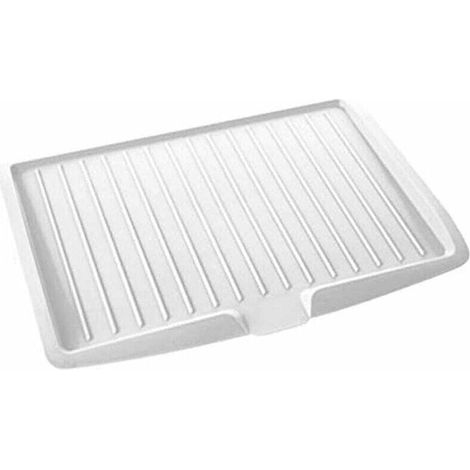 Scolapiatti Premium, Tappetino scolapiatti in plastica, Scolapiatti, Scolapiatti, Scolapiatti laterale per lavello, Vassoio scolapiatti inclinato per pentole e padelle, p-Crezuo