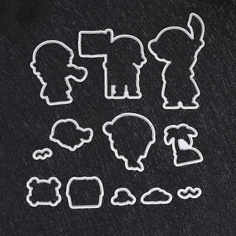 Stanz- und Prägeschablone aus Stahl für DIY-Scrapbooking-Alben und Papierkarten