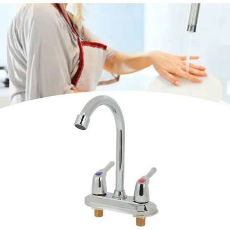 Zweigriff-Waschtischarmatur, Doppelgriff-Waschtischmischer, Abdeckplatte mit zwei Löchern, Zweigriff-Waschtischmischer, luxuriöse Kupfer-Abdeckplatte, Design-Panel-Armatur