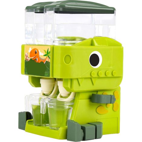Mini fontaine à boire pour enfants en forme de dinosaure vert, jouet distributeur d'eau simulation sûr et mignon (1/5)