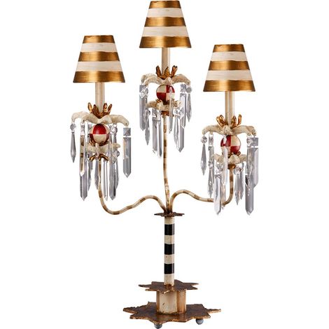 Elstead Birdland - 1 lampe de table lumineuse noir, or, cristal, E27 (1/5)