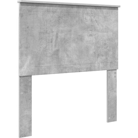 Maison Exclusive - Testiera con testiera Grigio cemento 90 cm Legno multistrato (1/5)