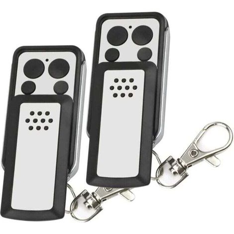 Telecomando - 2 pulsanti a ribalta - Compatibile con la maggior parte dei motori Avidsen XU, Grigio, durata della batteria 2 anni - 114253 --Crezuo-Crezuo