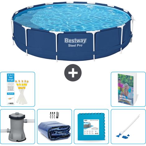 Bestway Steel Pro Rund - 396x84 cm - 7-teilig S319 (1/5)