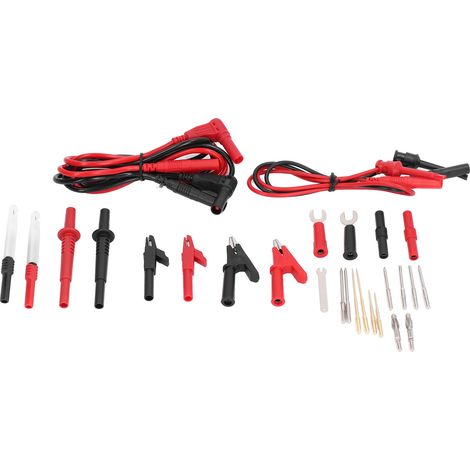 Kit de câble de test automobile pour multimètre avec pince de perçage, sonde de perçage et fiche banane 4 mm JT8040 (1/5)