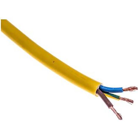 Câble électrique 3 conducteurs , Gaine PVC, section 2,5 mm² H05VV-F, Classe arctique ( Prix pour Bobine de 100 Mètres )