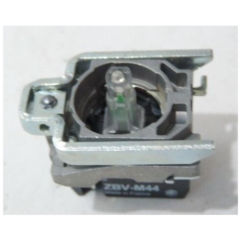 Corps de bouton poussoir lumineux rouge Ø 22mm avec LED 230V 1O Harmony SCHNEIDER ELECTRIC ZB4BW0M424