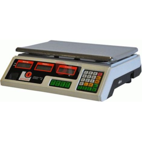 bilancia digitale con display LCD piatto in ferro 34x23 cm max 35 kg