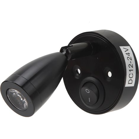 Lampe de lecture LED marine 12V/24V polie pour cabine, bateau, camion, remorque, éclairage de couchette RV, phare de navire (1/5)