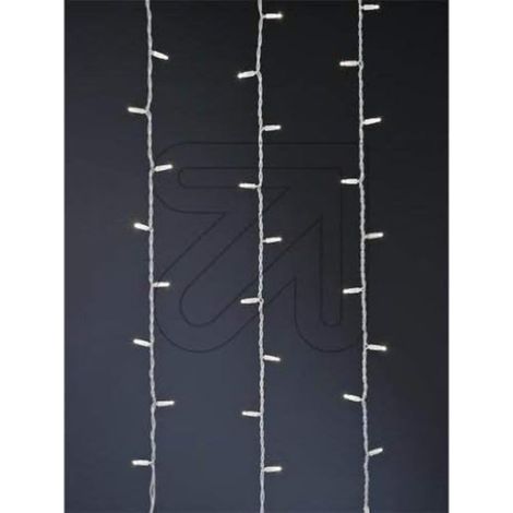 Star Trading Rideau lumineux LED 1x2 m pour système d'éclairage LED de Star Trading, guirlande lumineuse blanche pour l'extérieur, 102 LED blanc froid, IP44