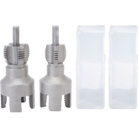 Outil de filetage de tuyau interne et externe, Double fonction intégrée, coupe de filetage, matrices 1/2 pouces 3/4 pouces, Kit d'enfilage pour la réparation à domicile (1/5)