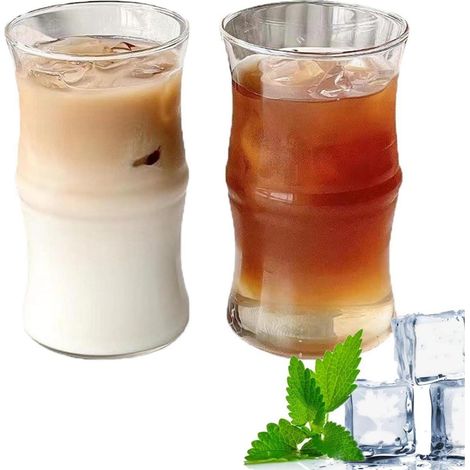 Latte Macchiato Gläser 400ml Kaffeegläser Kristall trinkgläser Cocktail (1/5)