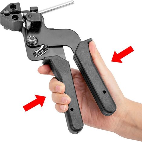 Pince à cravate en acier inoxydable, pince à outils, pistolet à cravate, presse à balles marine, tendeur de ceinture en acier, machine de serrage de ceinture en acier inoxydable (1/5)