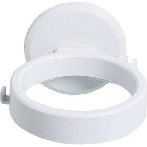 1PCS (Blanc) Support Seche Cheveux, Porte Seche Cheveux Mural,Porte Seche Cheveux sans Percage, pour Salle de Bain Et Toilettes (1/4)