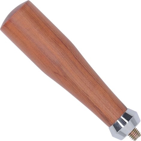 Bodenloser Kaffeefilterhalter mit Griff, M10-Gewinde, Rosenholz, Kaffeefilter, Griff, Ersatzzubehör für Kaffeemaschinen (1/5)