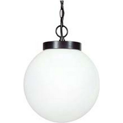 1PZ LANTERNA CON CATENA MODELLO SFERA - 100w IP44 mm.250x940h. colore nero